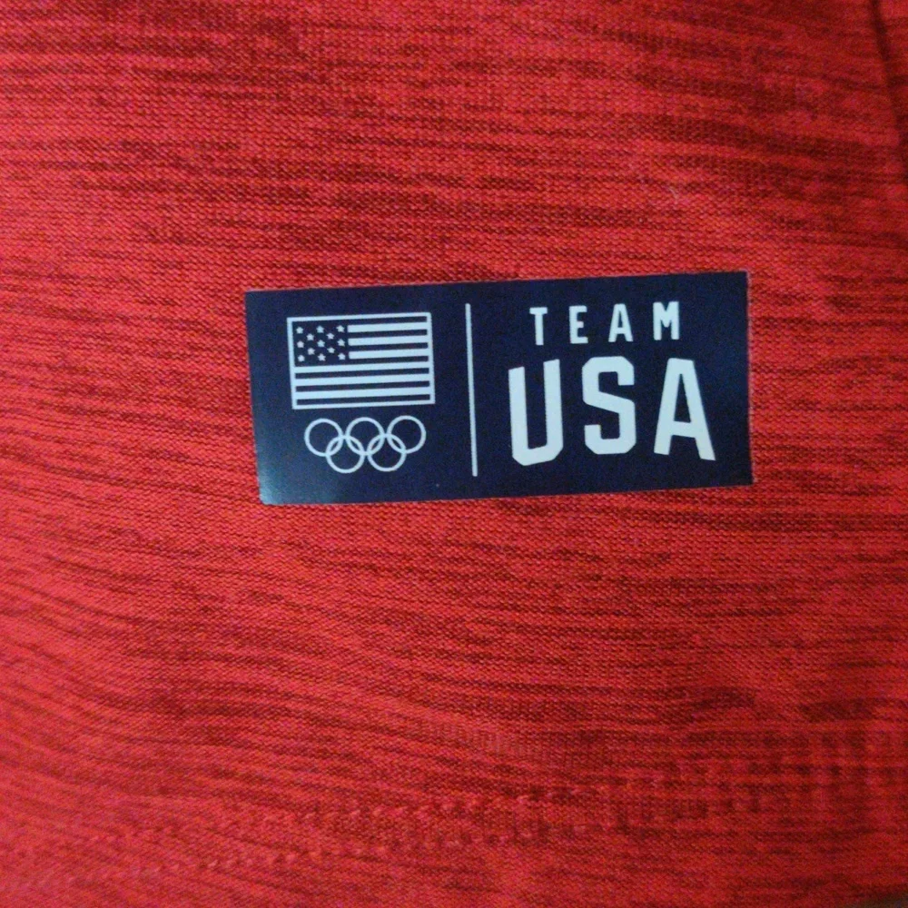 US Olympic Team Apparel Red USA Olympic Muscle Shirt America - Picture 2 of 6